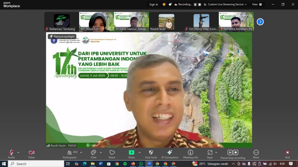 Ketua FKPLPI - Ir. Rusdi Husein M.Si