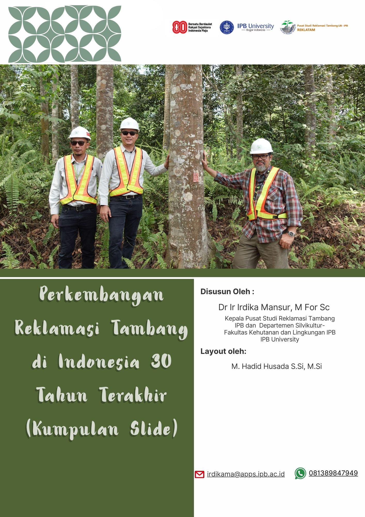 Handbook Perkembangan Reklamasi Tambang di Indonesia 30 Tahun Terakhir