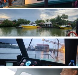 Ketika Senja Menjemput di Atas Air