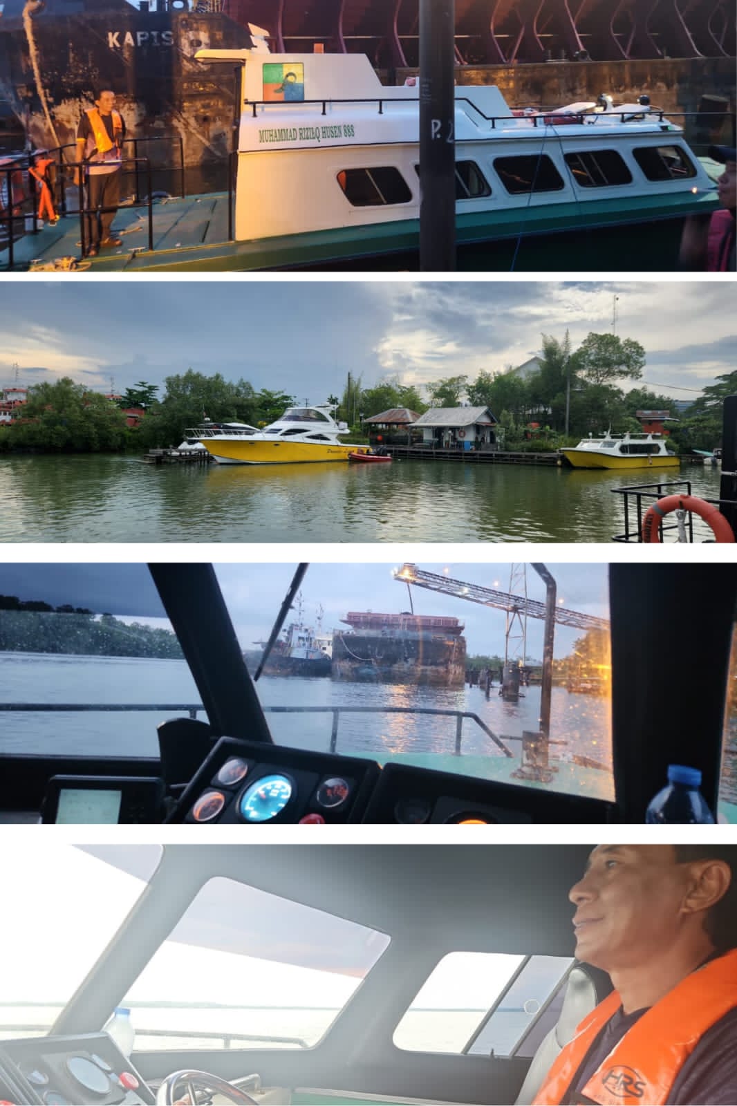 Ketika Senja Menjemput di Atas Air