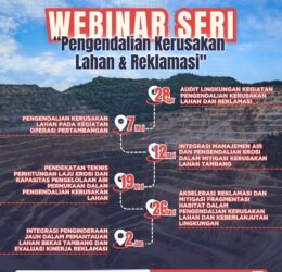 WEBINAR SERI “Pengendalian Kerusakan Lahan & Reklamasi”